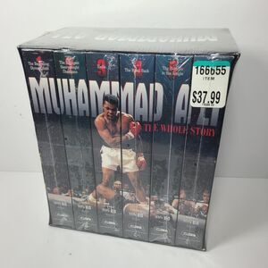 1997 Muhammid Ali The Whole Story 6 VHS Video Tapes Sealed New